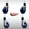 Service Caster 4'' SS Solid Poly Wheel Swivel 1-3/4'' Expanding Stem Caster Set 2 Brakes, 4PK SCC-SSEX20S414-SPUS-2-TLB-2-134 - alternate 2